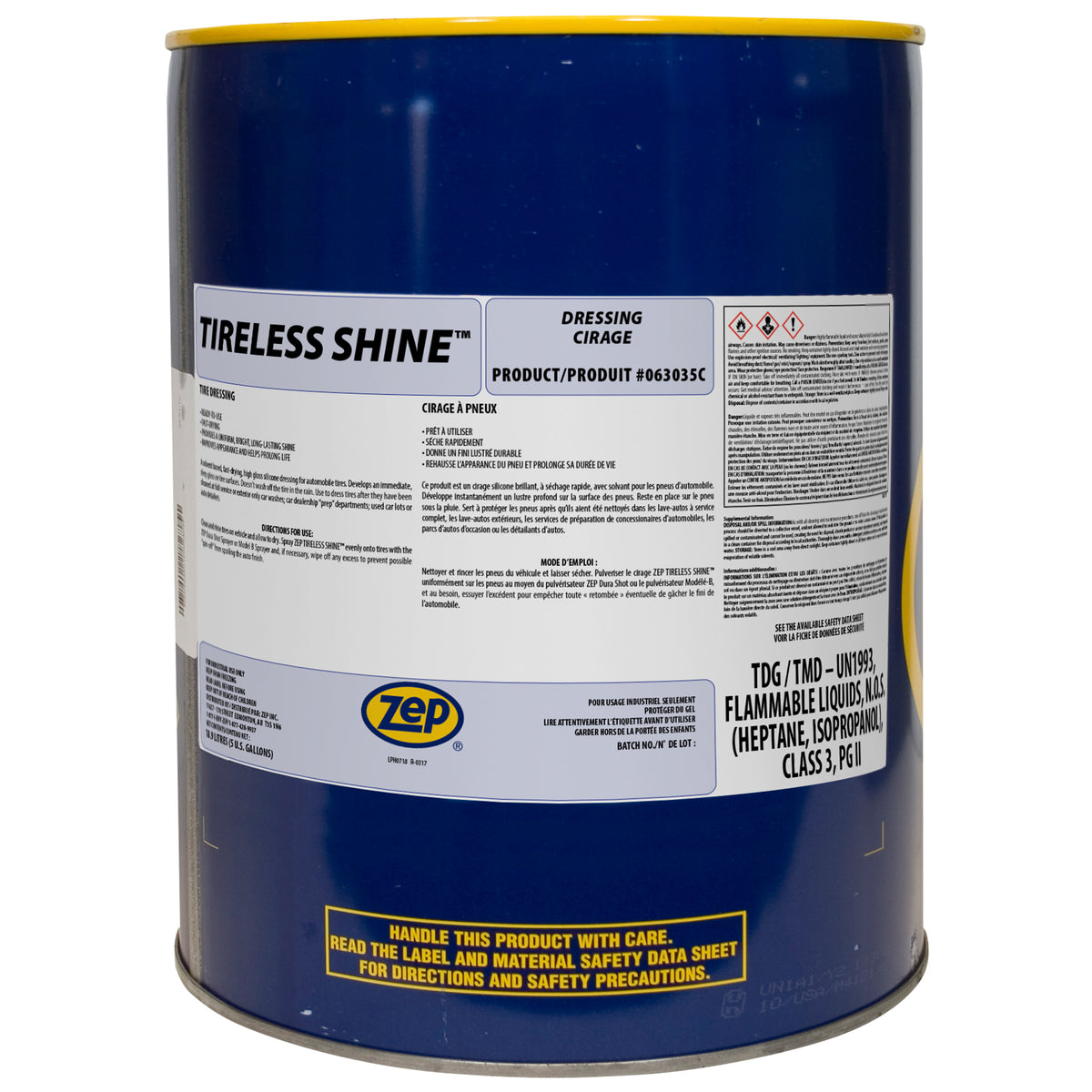 Tierless Tireless Shine - 5 Gallons – Zep Canada