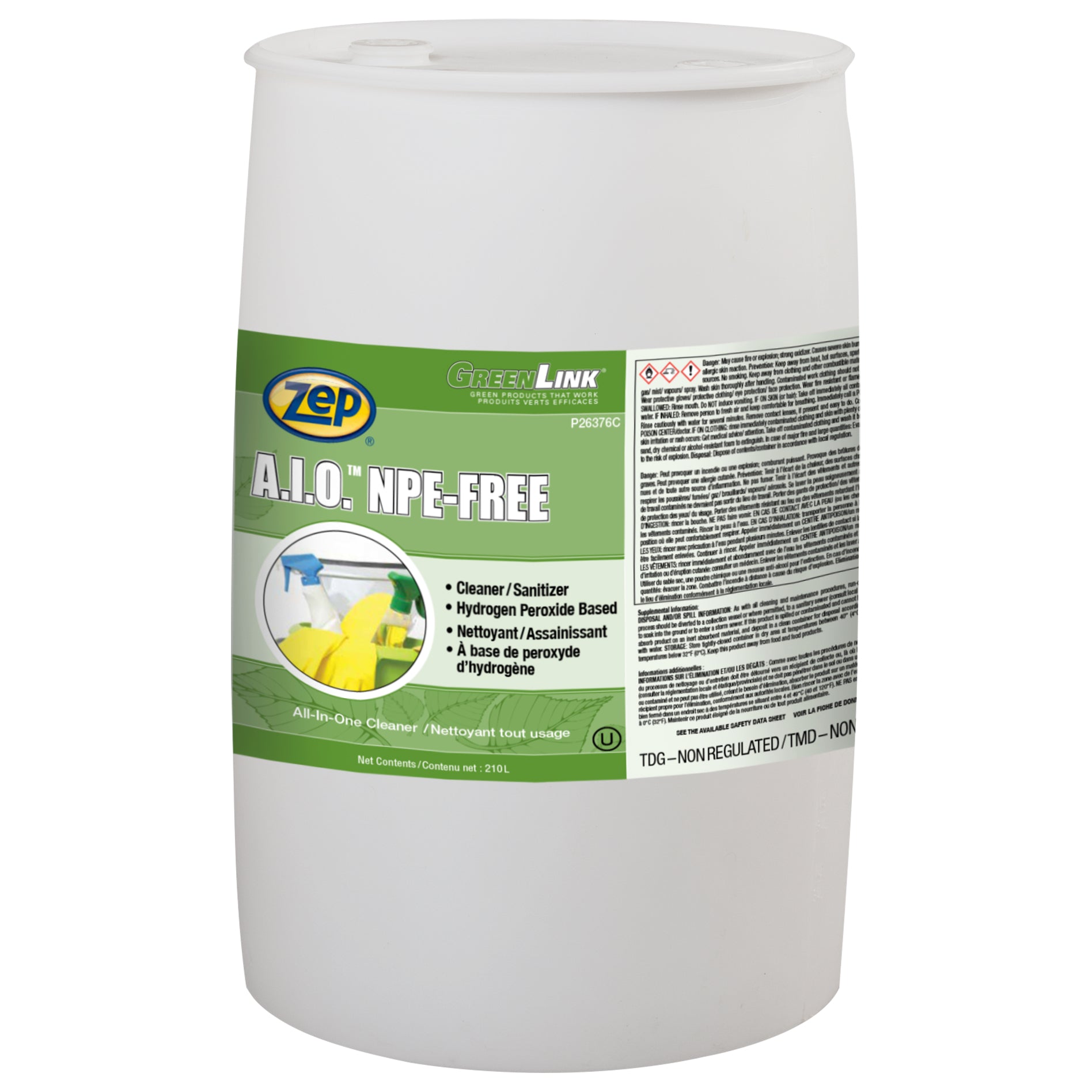 AIO X-1802 NPE Free - 210 Litres – Zep Canada
