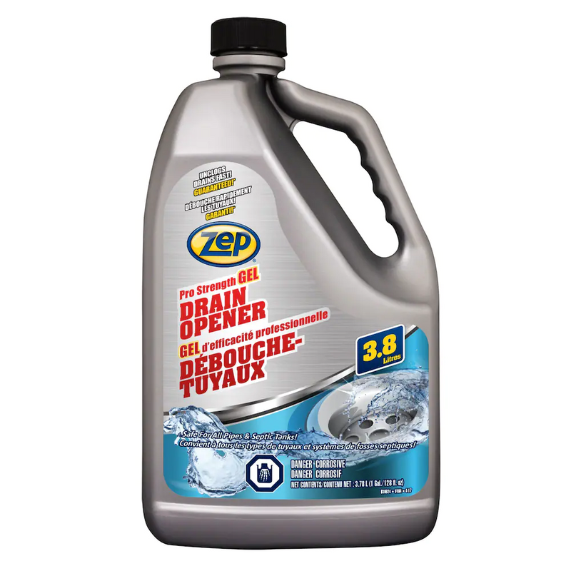 Pro Strength Gel Drain Opener - 3.78 Litres – Zep Canada